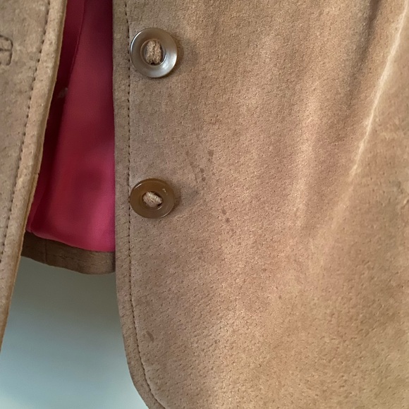 EUC Size 1X lined suede coat - Picture 4 of 4